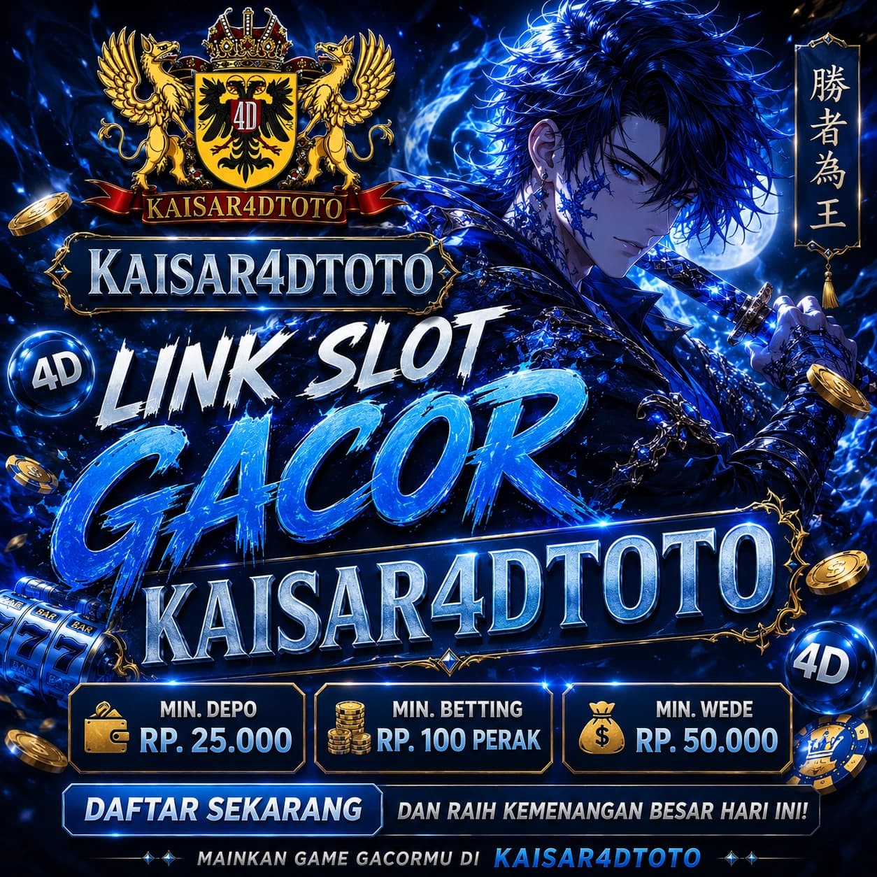 KAISAR4DTOTO Slot Online & Togel Terpercaya